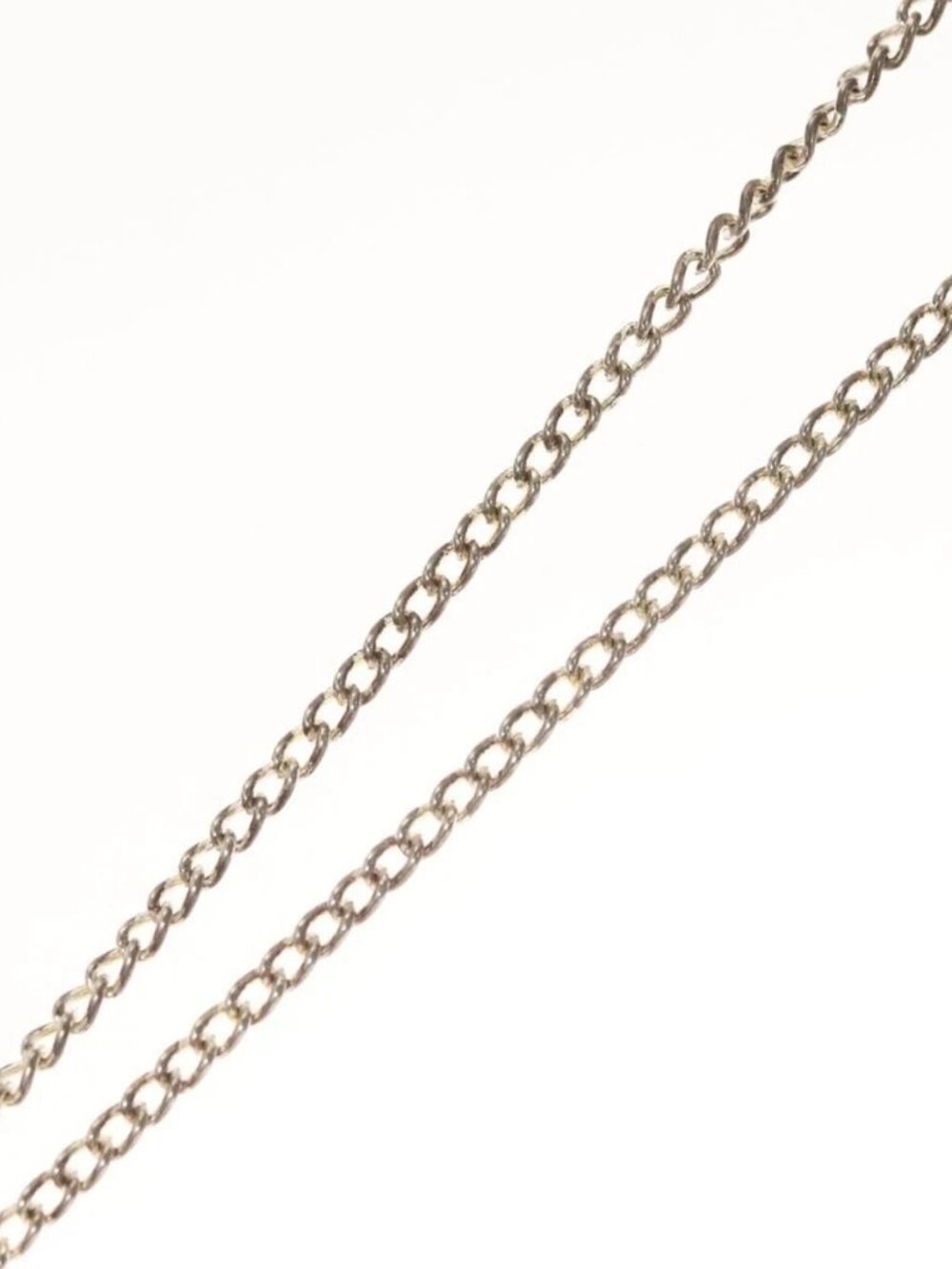 CHANEL Clover Necklace metal Silver CC - Picture 14 of 16